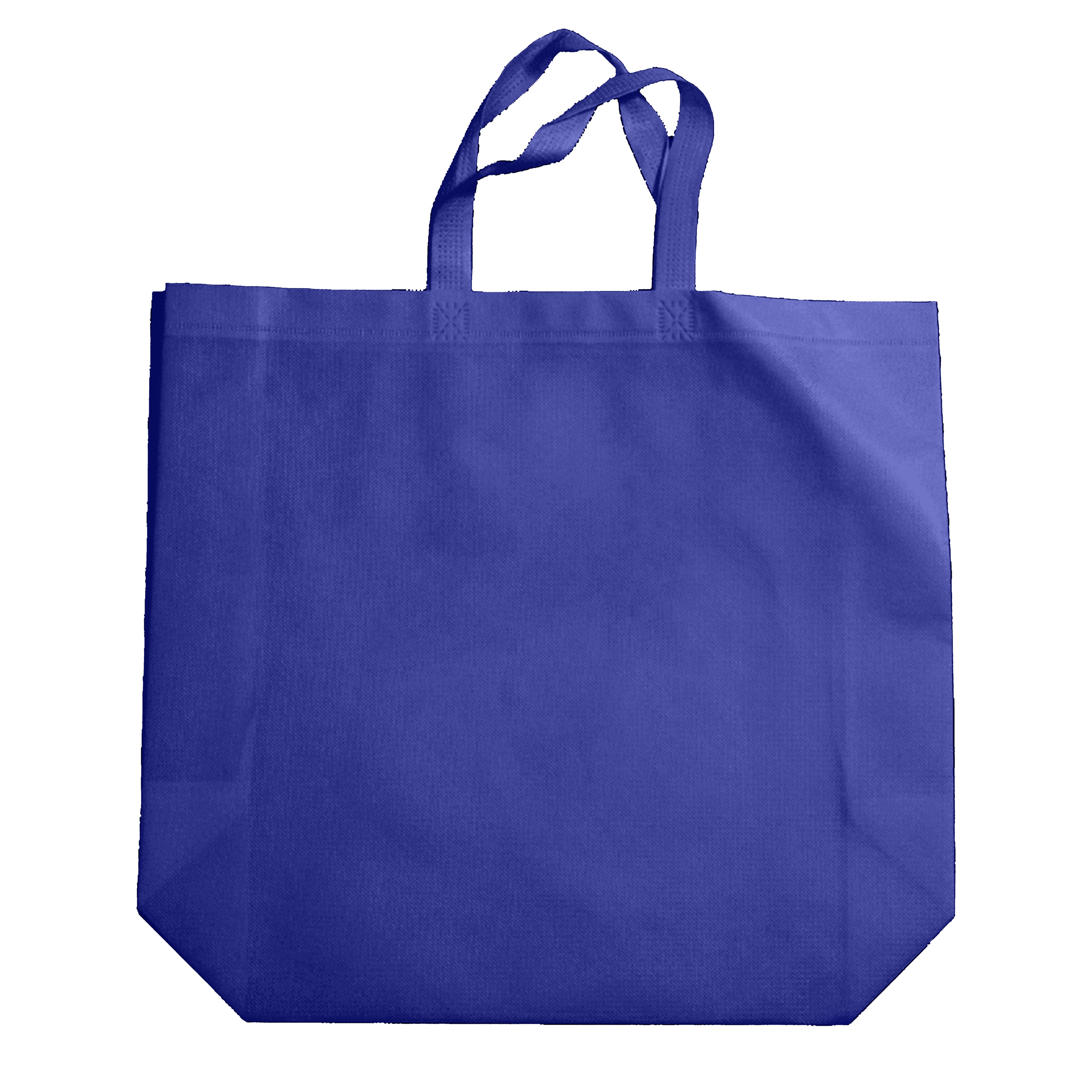 Las bolsas ecológicas grandes son perfectas para quienes necesitan espacio, resistencia y sostenibilidad en una sola pieza. Fabricadas con material non-woven de alta durabilidad, son ideales para supermercados, tiendas, ferias o eventos donde se requiere transportar productos voluminosos sin usar plástico. Estas bolsas reutilizables ofrecen gran capacidad, comodidad al cargar y una imagen ecológica para tu marca. Elige nuestras bolsas ecológicas grandes y apuesta por un consumo más responsable.