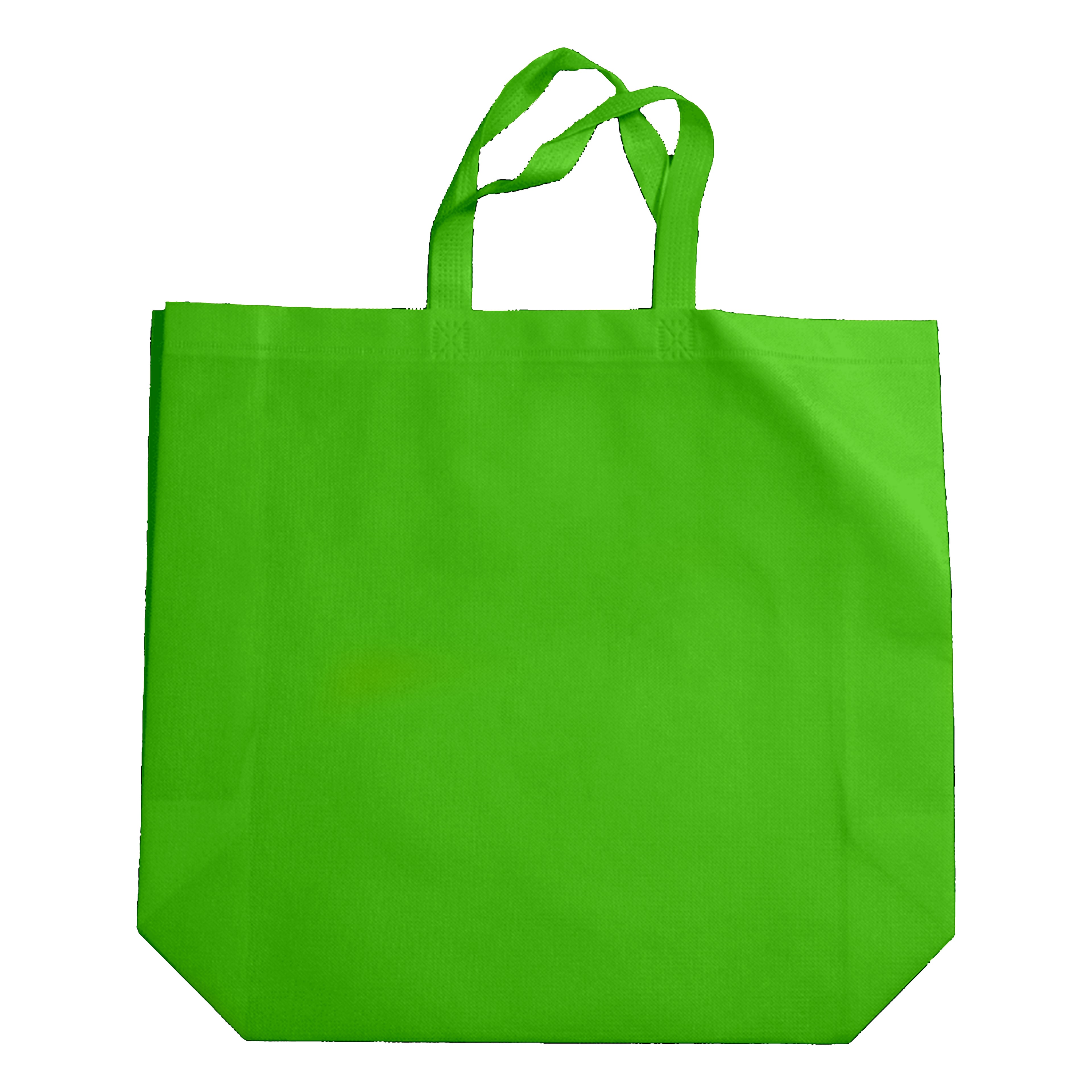 Las bolsas ecológicas grandes son perfectas para quienes necesitan espacio, resistencia y sostenibilidad en una sola pieza. Fabricadas con material non-woven de alta durabilidad, son ideales para supermercados, tiendas, ferias o eventos donde se requiere transportar productos voluminosos sin usar plástico. Estas bolsas reutilizables ofrecen gran capacidad, comodidad al cargar y una imagen ecológica para tu marca. Elige nuestras bolsas ecológicas grandes y apuesta por un consumo más responsable.