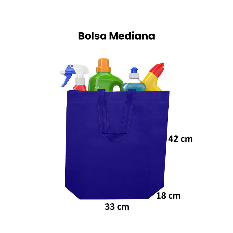 100 Bolsas Ecológicas de Tela