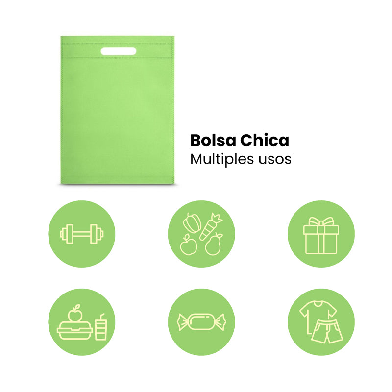 100 Bolsas Ecológicas de Tela