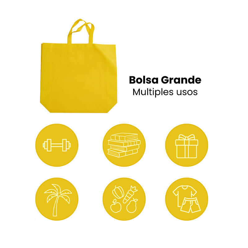 100 Bolsas Ecológicas de Tela