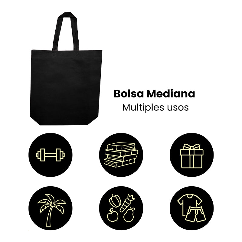 100 Bolsas Ecológicas de Tela