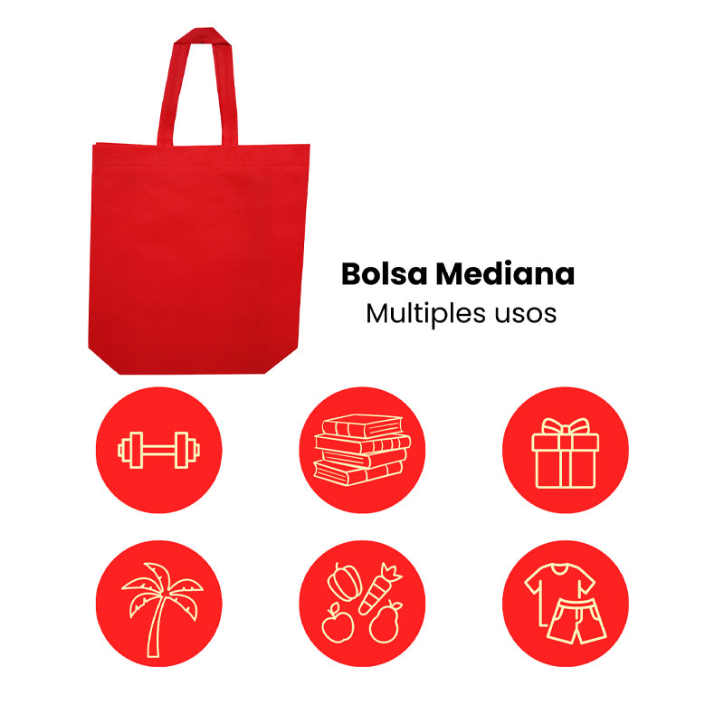 100 Bolsas Ecológicas de Tela
