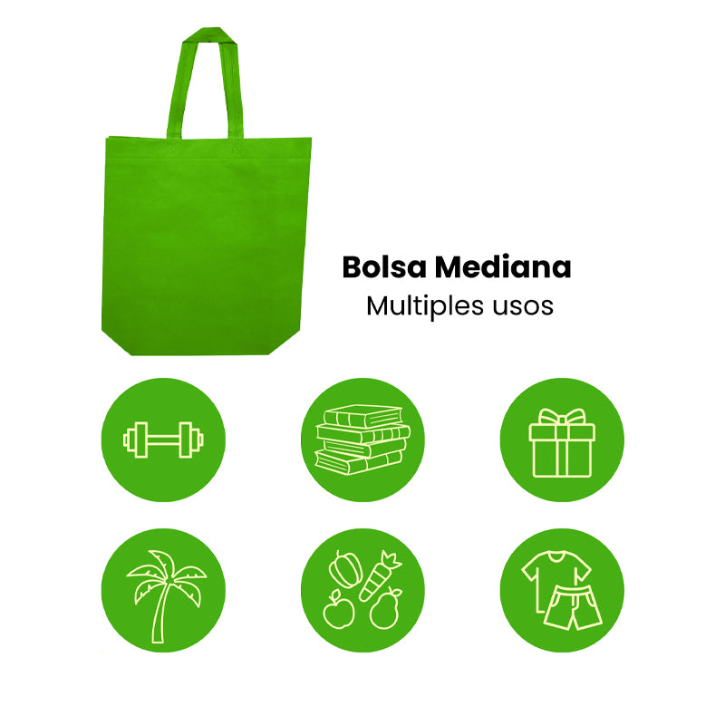 100 Bolsas Ecológicas de Tela